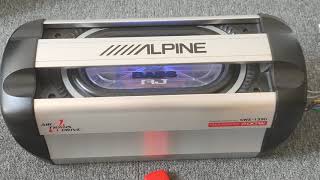 Alpine Subwoofer SWE1390 200watt twin speaker💪 [upl. by Milks]