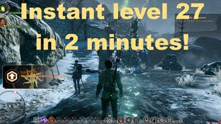 Dragon Age Inquisition  INSTANT MAX LEVEL CHEAT CODE [upl. by Broucek]