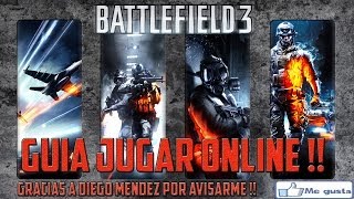 BATTLEFIELD 3  GUIA JUGAR ONLINE [upl. by Inafets]