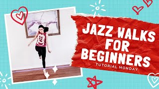 Basic Jazz Walks Tutorial for Beginners  Adult Jazz Tips Miss Maria [upl. by Eltsirhc]