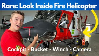 EXCLUSIVE Inside the Bell 412 Amazing RFS Fire Fighting Helicopter [upl. by Nnaylloh277]