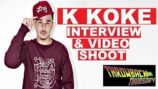 K Koke  Interview amp Warning Video Shoot Throwback Thursday Grime Report Tv [upl. by Ahtel]