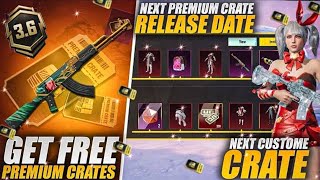 Next Pubg Premium Crate Release Date  Next Custom Crate Pubg Leaks And Release Date PUBGM [upl. by Lonni]