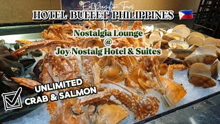 Hotel Buffet Philippines  Unlimited Seafood Experience at 5 Star Hotel  Joy Nostalg Hotel amp Suites [upl. by Yule]