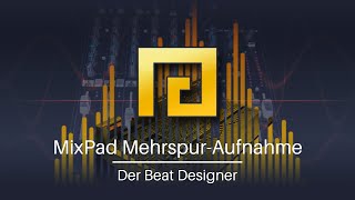 MixPad MusikstudioSoftware Tutorial  Der Beatdesigner [upl. by Daukas]