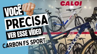 Bicicleta aro 29 Caloi Elite Carbon FS Sport Full Suspension Shimano SLX [upl. by Oicnanev745]