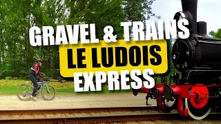 GRAVEL et TRAIN dans la SARTHE  LE LUDOIS EXPRESS [upl. by Yatnoj]