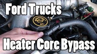 Ford Heater Core Bypass [upl. by Acul]