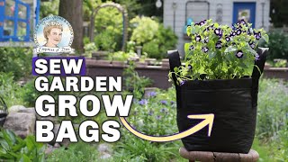 How to Make Grow Bags Easy Pattern Any Size [upl. by Tamara]