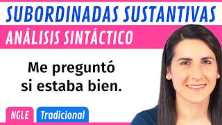 SUBORDINADAS SUSTANTIVAS 🟨 ANÁLISIS Sintáctico de ORACIONES COMPUESTAS [upl. by Alletniuq]