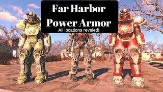 Far Harbor Power Armor Locations Fallout 4 Far Harbor Guide Fast [upl. by Ayocal572]