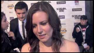 Katie Featherston Interview  quotParanormal Activityquot [upl. by Nnyleuqaj]