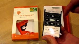 Playaway audiobook device  tourunboxingreview [upl. by Ariait]