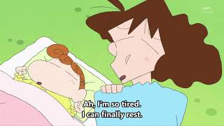 Shin chan english sub  mom cant sleep [upl. by Oliviero529]