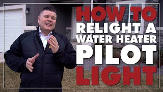 How To Relight A Water Heater Pilot Light [upl. by Hanaj257]