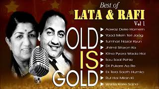 Best of LATA amp RAFI  Golden Collection of Hindi Yugaleet  OLD IS GOLD [upl. by Wolff]