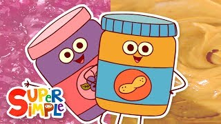 Peanut Butter amp Jelly  Kids Songs  Super Simple Songs [upl. by Wadell]