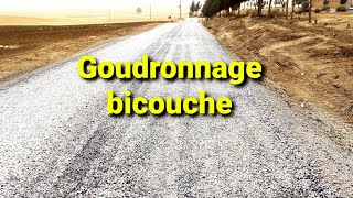 revetement bicouche goudronnage bicouche [upl. by Reinaldo]