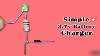 37v battery charger circuit diagram  Very Easy shorts [upl. by Aneema]