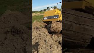 Excavator fell in trench construction excavator [upl. by Nnaik]