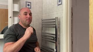 HOW TO BLEED A RADIATORTOWEL RAIL [upl. by Eehtomit]