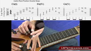 Country Double Stops  C6 Lap Steel CEGACE [upl. by Zebadiah]