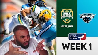 Leipzig Kings vs Wroclaw Panthers ELF Reaction European League Of Football  Week 1 [upl. by Zetroc884]