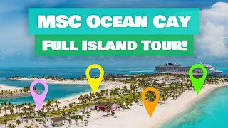 MSC Ocean Cay Full Island Tour 2023 [upl. by Saw719]