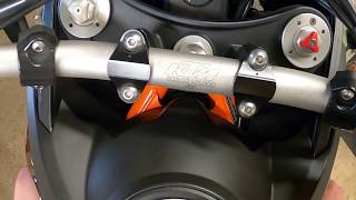 KTM 1190R  Front suspension setup [upl. by Phillis]