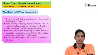 Introduction of H264mpeg 4 Compression Technology Digital Communication TV and Video Engineering [upl. by Atal]