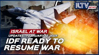 Israel Daily News – War Day 495  February 12 2025 [upl. by Eixor438]