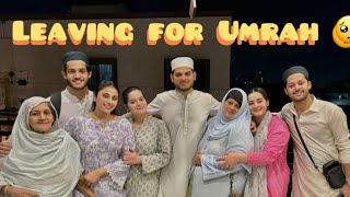 Leaving for umrah 🥺 Bulawa aya hai  emotional ho gye jate jate  bhai ki birthday airport per ki [upl. by Jenelle]