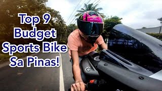 Top 9 Most Budget Sports Bike sa Pinas [upl. by Bacchus]