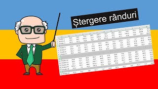 43 Excel  Stergere randuri goale [upl. by Kreg]