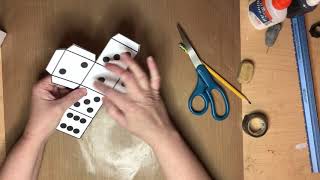 How to make a paper dice [upl. by Elwyn]