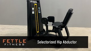 24405  Fettle Fitness Selectorized Hip Abductor [upl. by Louanna657]