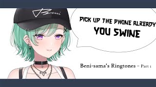 【Part 1】 Benisamas Ringtones 【Yakumo Beni Yumeno Akari Akarin Mondo  VSpo VCR GTA 3 ENG SUB】 [upl. by Drofyar469]