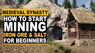 Medieval Dynasty  How to Start Mining for Beginners [upl. by Yc]