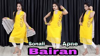 Bairan  Sapna Choudhary  Aakhyan Me Syahi Bairan  New Haryanvi DJ Song  बैरन  Sonali Apne Dance [upl. by Pederson314]