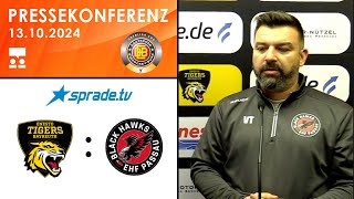 13102024  Pressekonferenz  onesto Tigers Bayreuth vs EHF Passau Black Hawks [upl. by Halik]