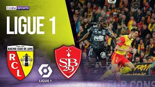 Lens vs Brest  LIGUE 1 Highlights  030924  beIN SPORTS USA [upl. by Nyliram]