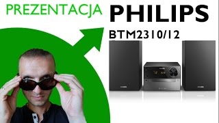 Philips BTM231012  unboxing prezentacja Bluetooth CD MP3CD USB FM UKF LED 15 W [upl. by East]