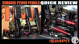 Simagic P2000 Pedals Quick Review [upl. by Chud]