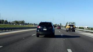 Sawgrass Expressway FL 869 Exits 1 to 11 northbound [upl. by Ambrosio]