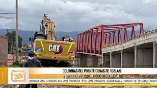 Puente Cunas comienza a desplomarse [upl. by Schaefer]