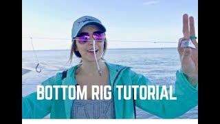 How to tie your own bottom rig hi lo rig EASY PIER SURF and BRIDGE FISHING RIG DIY [upl. by Ettelrats]