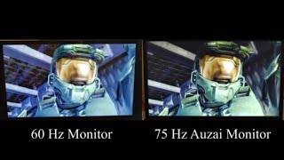 75 Hz vs 60 Hz Monitors Big Difference Auzai M215BH Review [upl. by Zawde]