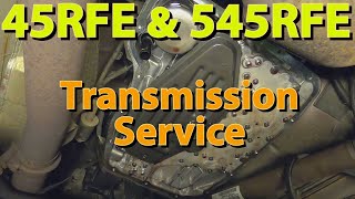 Jeep Dodge Chrysler Transmission Service  TIPS amp TRICKS [upl. by Kcirnek]