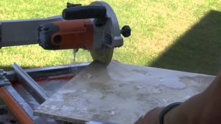 How To Cut Travertine Tile [upl. by Ahsain399]