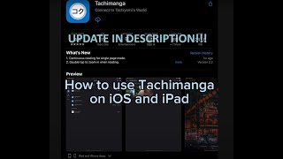 How To Use Tachimanga On iOS and iPad The Tachiyomi Of iOS [upl. by Ennylyak]